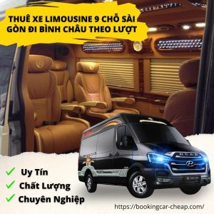 Thuê Xe Limousine 9 Chỗ Sài Gòn Đi Bình Châu Theo Lượt Đón